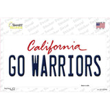 Go Warriors Novelty Sticker Decal Small