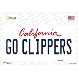 Go Clippers Novelty Sticker Decal Small