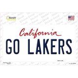 Go Lakers Novelty Sticker Decal Small