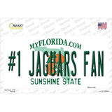 Number 1 Jaguars Fan Novelty Sticker Decal Small