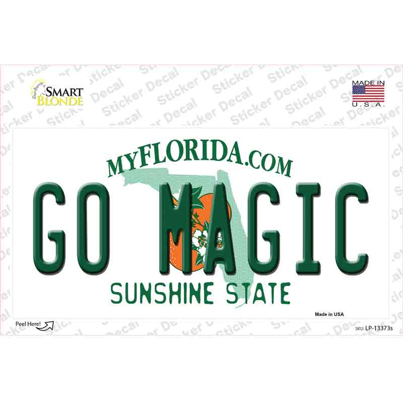 Go Magic Novelty Sticker Decal Small