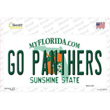 Go Panthers Novelty Sticker Decal Small