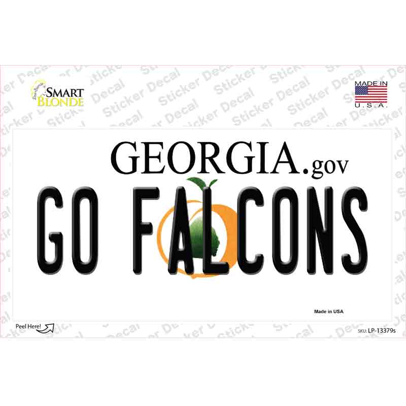 Go Falcons Novelty Sticker Decal Small