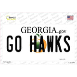 Go Hawks Novelty Sticker Decal Small