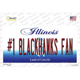 Number 1 Blackhawks Fan Novelty Sticker Decal Small