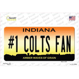 Number 1 Colts Fan Novelty Sticker Decal Small