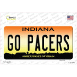 Go Pacers Novelty Sticker Decal Small