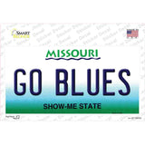 Go Blues Novelty Sticker Decal Small