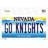 Go Golden Knights Novelty Sticker Decal Small