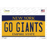 New York Go Giants Novelty Sticker Decal Small