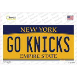 Go Knicks Novelty Sticker Decal Small