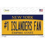 Number 1 Islanders Fan Novelty Sticker Decal Small