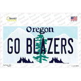 Go Blazers Novelty Sticker Decal Small