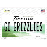 Go Grizzlies Novelty Sticker Decal Small