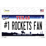 Number 1 Rockets Fan Novelty Sticker Decal Small