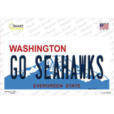 Go Seahawks Novelty Sticker Decal Small