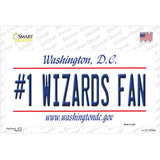 Number 1 Wizards Fan Novelty Sticker Decal Small