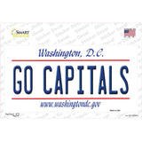 Go Capitals Novelty Sticker Decal Small