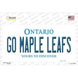 Go Maple Leafs Novelty Sticker Decal Small