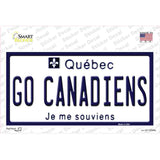 Go Canadiens Novelty Sticker Decal Small