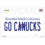 Go Canucks Novelty Sticker Decal Small