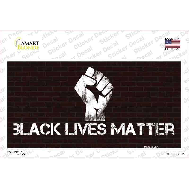 Black Lives Matter Brick Novelty Sticker Decal