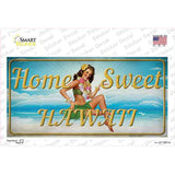 Home Sweet Hawaii Novelty Sticker Decal Small