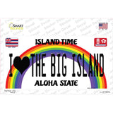 I Heart Big Island Novelty Sticker Decal Small