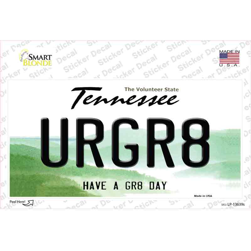 URGR8 Novelty Sticker Decal Small