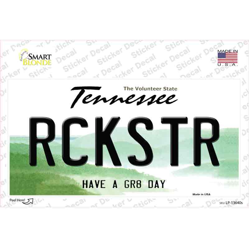 Rockstar Novelty Sticker Decal