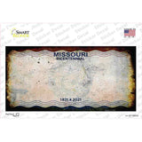 Missouri Bicentennial Rusty Blank Novelty Sticker Decal Small