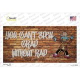 Grad Without Rad Novelty Sticker Decal