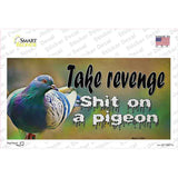 Shit On A Pigeon Novelty Sticker Decal