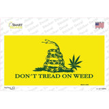 Dont Tread On Weed Novelty Sticker Decal Small