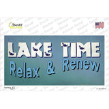 Lake Time Novelty Sticker Decal