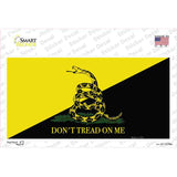 Dont Tread On Me Yellow|Black Novelty Sticker Decal Small