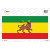 Old Ethiopia Flag Novelty Sticker Decal