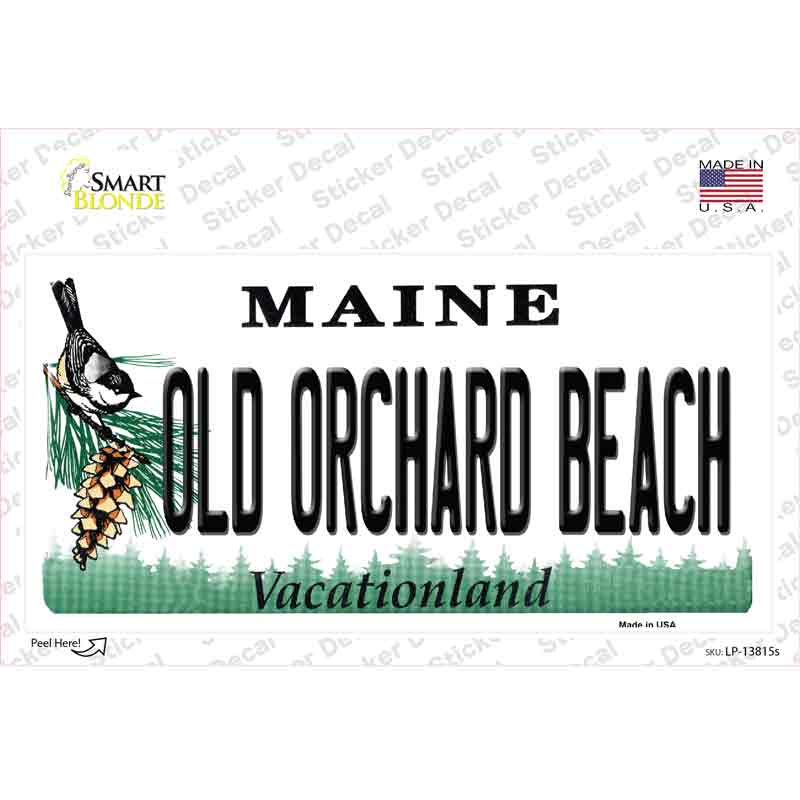 Old Orchard Beach Maine Novelty Sticker Decal Small