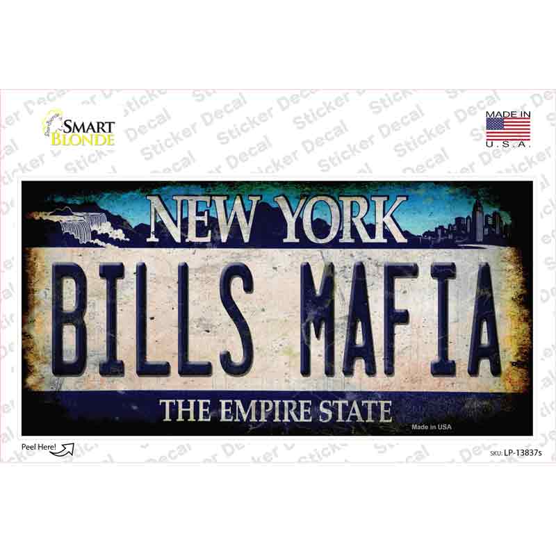 Bills Mafia Novelty Sticker Decal