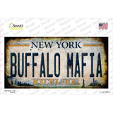 Buffalo Mafia Excelsior New York Rusty Novelty Sticker Decal Small