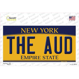 The Aud NY Yellow Novelty Sticker Decal Small