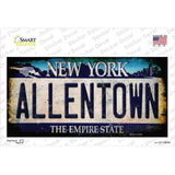 Allentown NY Blue Rusty Novelty Sticker Decal Small