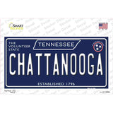 Chattanooga Tennessee Blue Novelty Sticker Decal Small