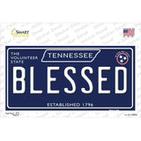 Blessed Tennessee Blue Novelty Sticker Decal Small