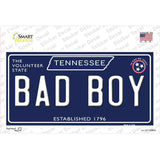 Bad Boy Tennessee Blue Novelty Sticker Decal Small