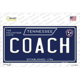 Coach Tennessee Blue Novelty Sticker Decal Small