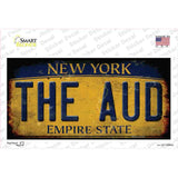 The Aud New York Yellow Novelty Sticker Decal Small