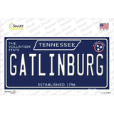 Gatlinburg Tennessee Blue Novelty Sticker Decal Small