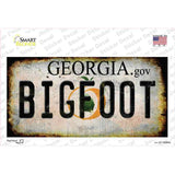 Bigfoot Georgia Novelty Sticker Decal Small