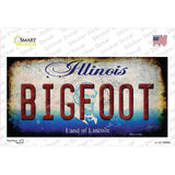 Bigfoot Illinois Novelty Sticker Decal Small